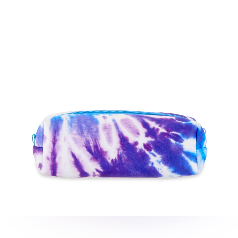 Pen+Gear Tie-Dye Pencil Pouch, Blue & Purple